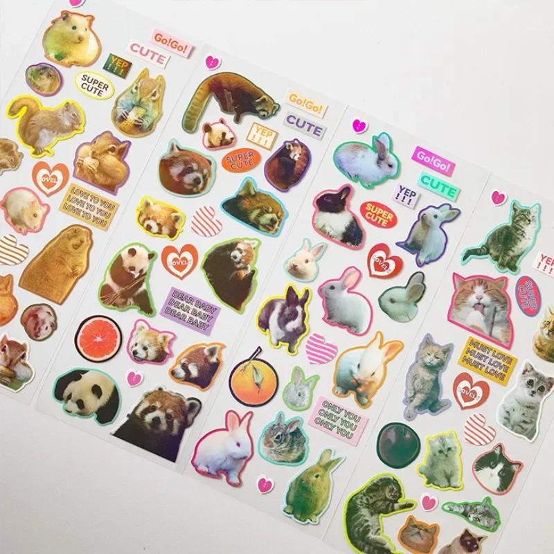 DIY用防水ビニールステッカー,かわいいステッカー,動物園, - Zoo Party Games のレビューと価格