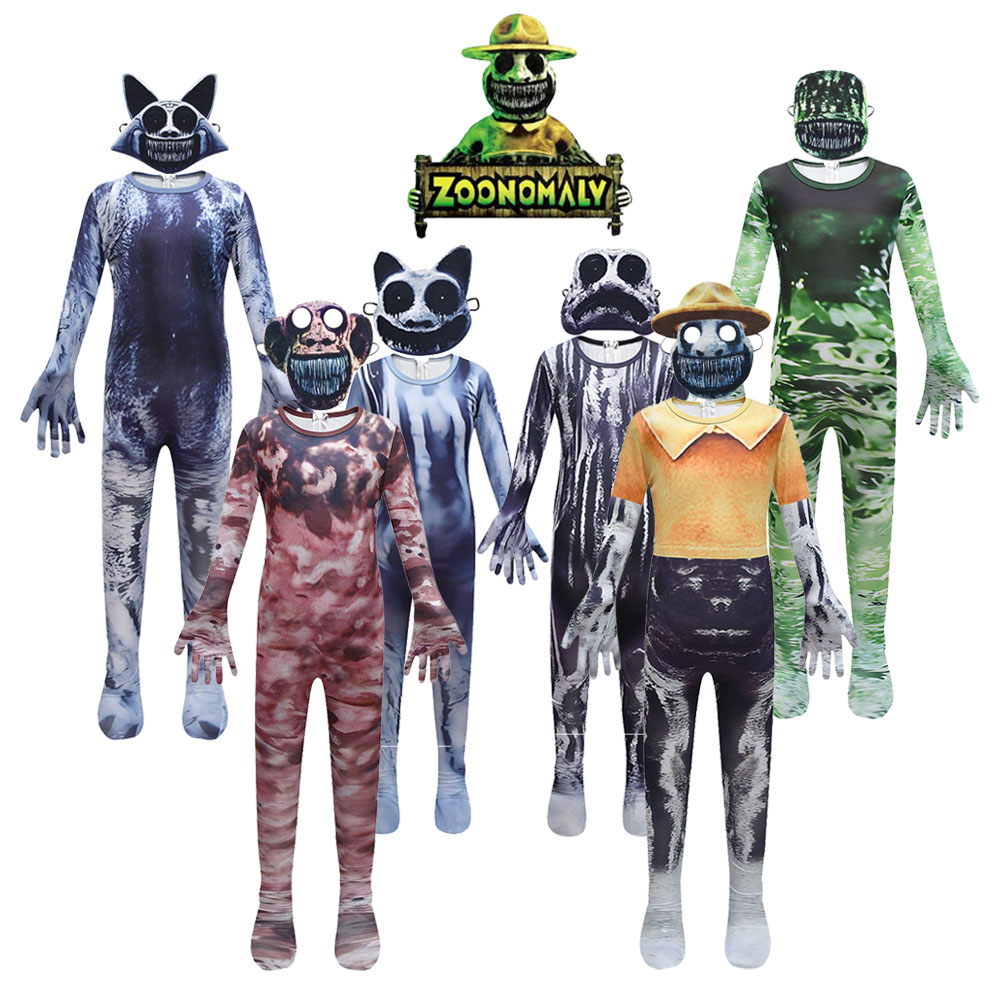 ホラーゲーム ZOONOMALY ハロウィンコスプレ衣装子供 - Zoo Party Games のレビューと価格