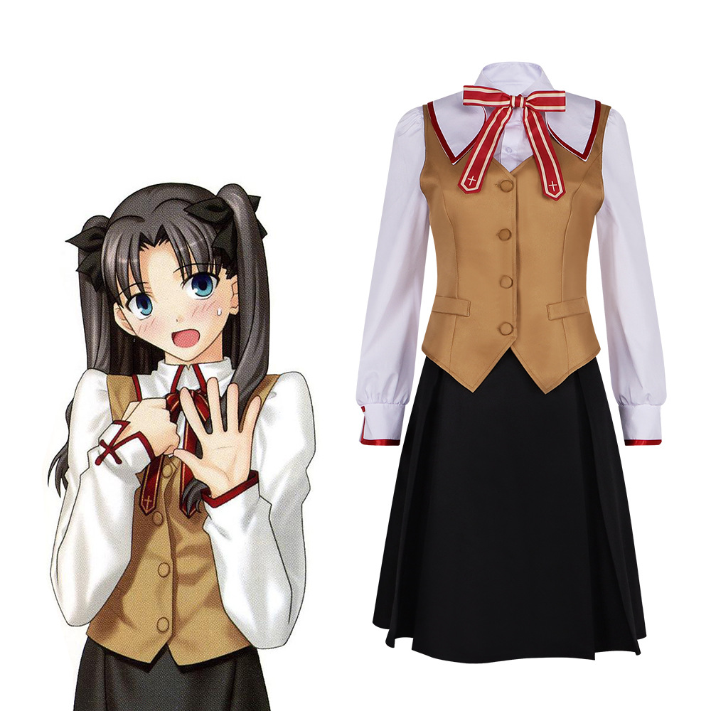 Fate Stay Night 高坂凛 学生服 コスプレ衣装 - Party Games Night のレビューと価格